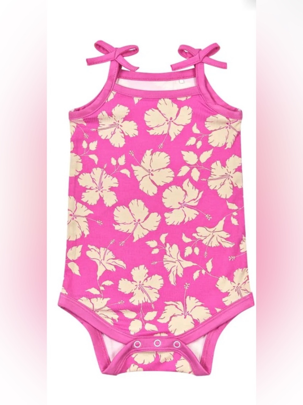 🆕 Coco Moon Hawaii Salina Bamboo Tank Top Onesie 0-6 M